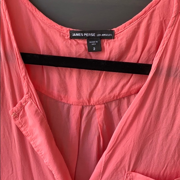 James Perse Soft Shell Top in Sherbet - Picture 4 of 6